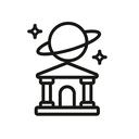 icon_space_bank_minimal_outline icon preview
