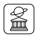 icon_space_bank_outline icon preview