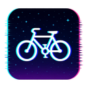 icon_space_bicycle_digital_glitch icon preview