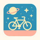icon_space_bicycle_flat_pastel icon preview