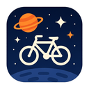 icon_space_bicycle_rounded icon preview