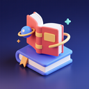 icon_space_book_3d_isometric icon preview