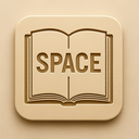 icon_space_book_embossed icon preview