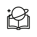 icon_space_book_line_art icon preview