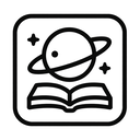 icon_space_book_monochrome icon preview