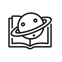 icon_space_book_outline icon preview