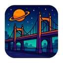 icon_space_bridge_cyberpunk icon preview