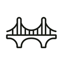 icon_space_bridge_minimal_outline icon preview