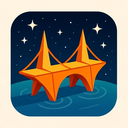icon_space_bridge_origami icon preview