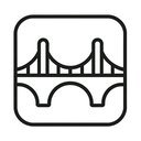 icon_space_bridge_outline icon preview