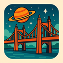 icon_space_bridge_retro icon preview