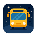 icon_space_bus_flat_design icon preview