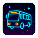 icon_space_bus_neon icon preview