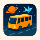 icon_space_bus_origami icon preview