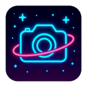icon_space_camera_neon icon preview