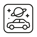 icon_space_car_line_art icon preview