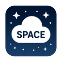icon_space_cloud_filled icon preview