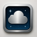 icon_space_cloud_metallic icon preview