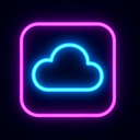 icon_space_cloud_neon icon preview