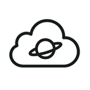 icon_space_cloud_outline icon preview