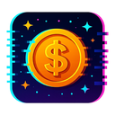 icon_space_coin_digital_glitch icon preview