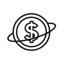 icon_space_coin_minimal_outline icon preview