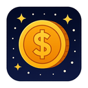 icon_space_coin_sharp_edges icon preview