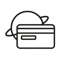 icon_space_credit_card_minimal_outline icon preview