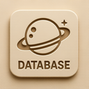 icon_space_database_embossed icon preview