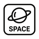 icon_space_database_monochrome icon preview