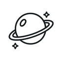 icon_space_database_outline icon preview