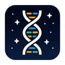 icon_space_dna_strand_asymmetrical icon preview