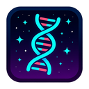 icon_space_dna_strand_cyberpunk icon preview
