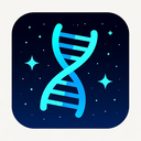 icon_space_dna_strand_futuristic icon preview