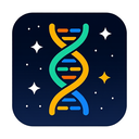 icon_space_dna_strand_geometric icon preview