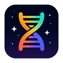 icon_space_dna_strand_gradient icon preview