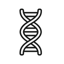 icon_space_dna_strand_minimal_outline icon preview