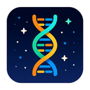 icon_space_dna_strand_modern icon preview