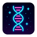 icon_space_dna_strand_neon icon preview