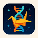 icon_space_dna_strand_origami icon preview