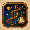 icon_space_dna_strand_steampunk icon preview