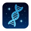 icon_space_dna_strand_transparent icon preview