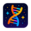 icon_space_dna_strand_vibrant_colors icon preview
