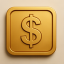 icon_space_dollar_sign_embossed icon preview