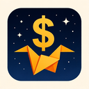 icon_space_dollar_sign_origami icon preview