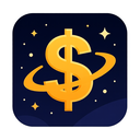 icon_space_dollar_sign_sharp_edges icon preview