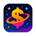 icon_space_dollar_sign_vibrant_colors icon preview