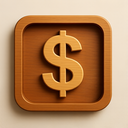 icon_space_dollar_sign_wooden icon preview