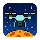icon_space_drone_cartoon icon preview