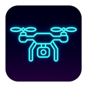 icon_space_drone_neon icon preview